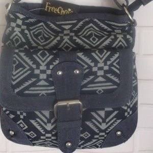 Free Choice by Elis Denim Crossbody Shoulder Bag